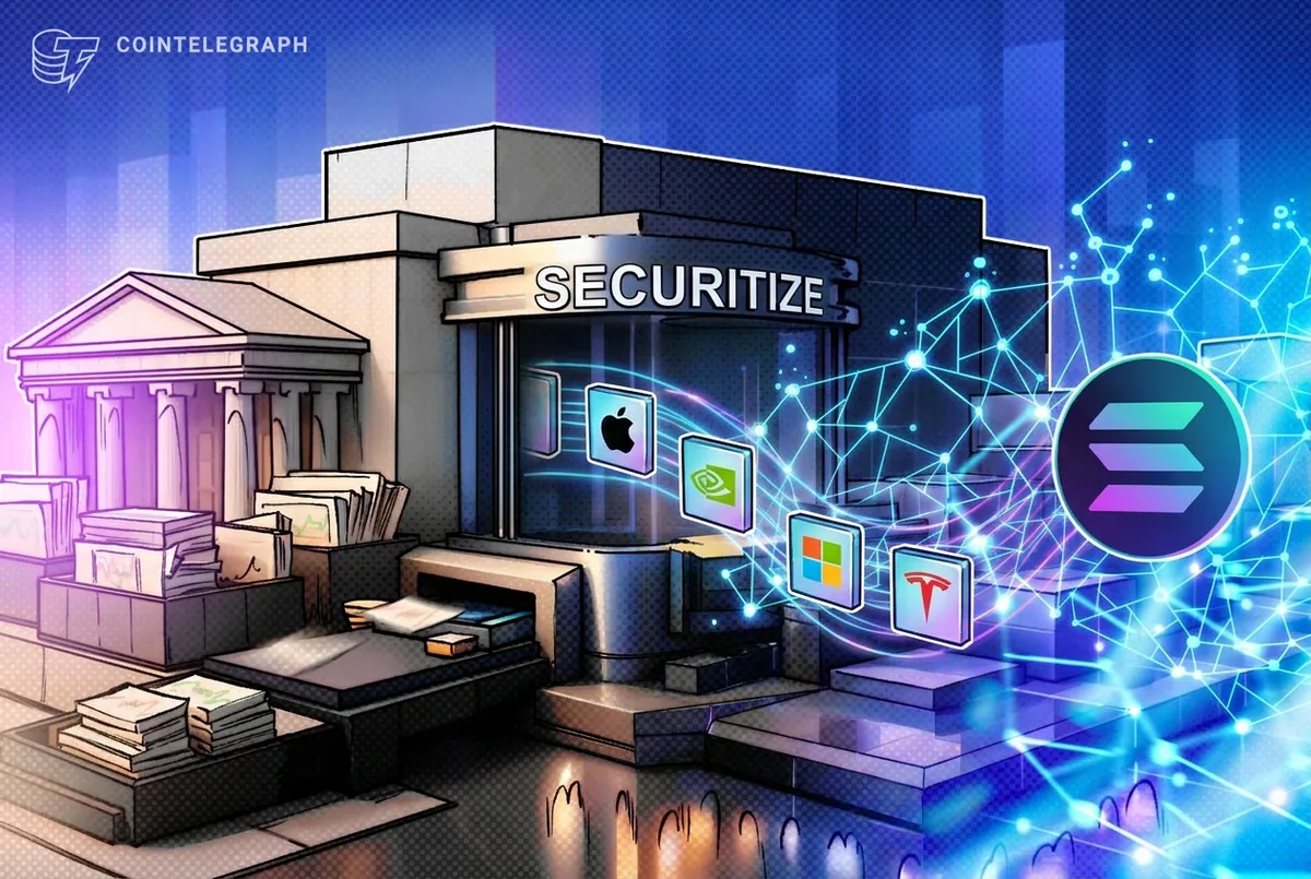 securitize offers tokenized shares on solana